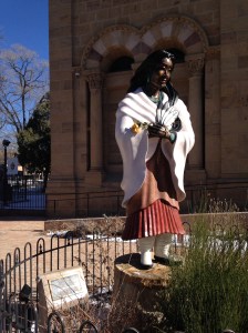 Kateri Tekakwitha, the first Indian of North America to become a saint