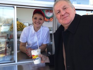 Andy's concrete with peanut butter cups please!