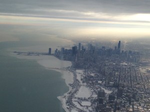 The approach into Chicago