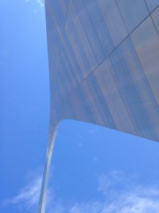 The Gateway Arch stands 630 feet tall, 63 stories, 192 meters or 7,560 inches tall